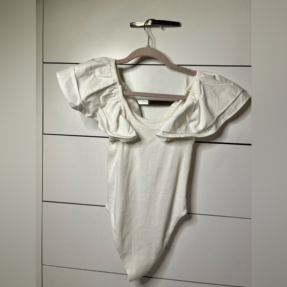 Zara Puffer Sleeve Bodysuit.